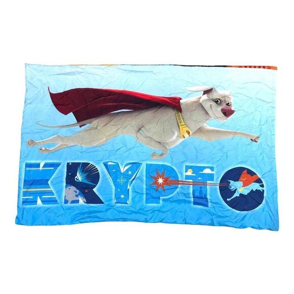 DC League Of SuperPets Kids Bedding Set Toddler Crib Quilt Pillowcase Flat Sheet - Picture 12 of 16